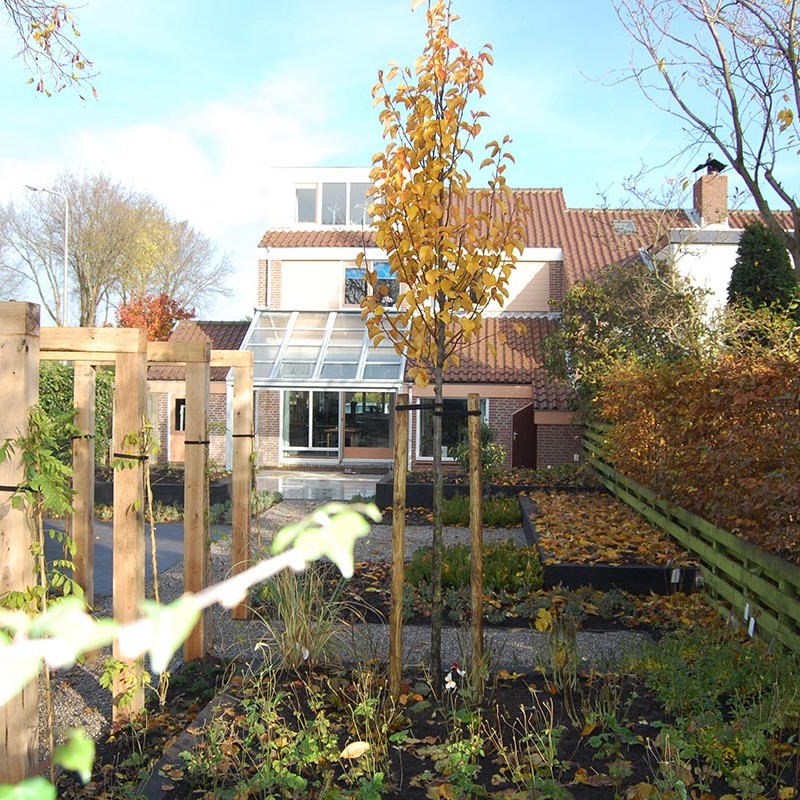 Tuin met Eikenhouten pergola - 18 van 19